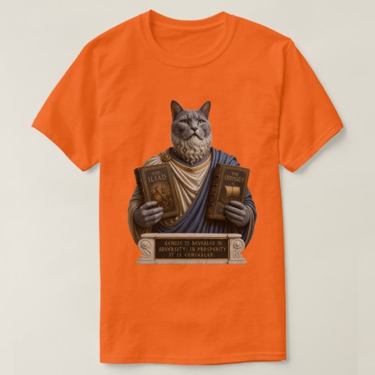 Russisch Blauwe Postduivin Kat T-shirt (Design voorkant)