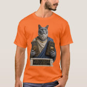 Russisch Blauwe Postduivin Kat T-shirt (Voorkant)