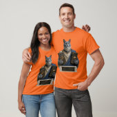 Russisch Blauwe Postduivin Kat T-shirt (Unisex)