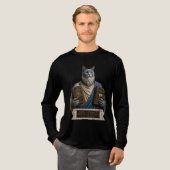 Russisch Blauwe Postduivin Kat Tri-Blend Shirt (Voorkant)