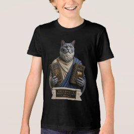 Russisch Blauwe Postduivin Kat Tri-Blend Shirt