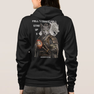 Russisch Blauwe Samurai Kat Hoodie