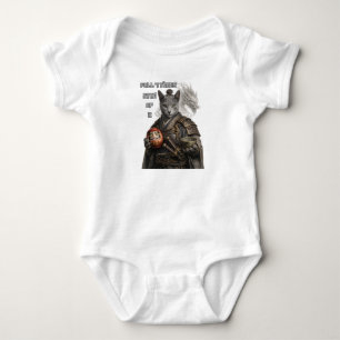 Russisch Blauwe Samurai Kat Romper
