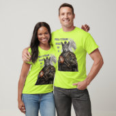 Russisch Blauwe Samurai Kat T-shirt (Unisex)