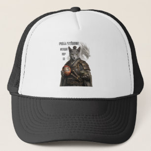 Russisch Blauwe Samurai Kat Trucker Pet