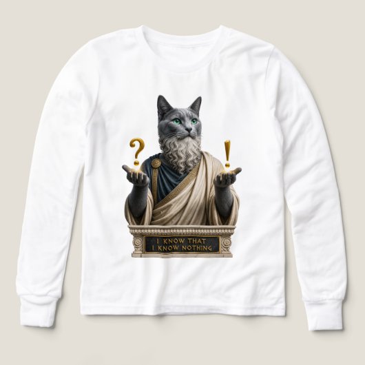 Russisch Blauwe Socrates Kat (Voorkant)