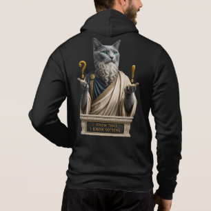 Russisch Blauwe Socrates Kat Hoodie