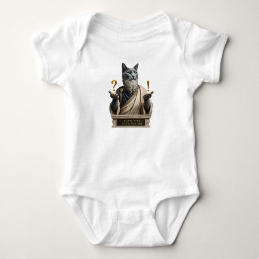 Russisch Blauwe Socrates Kat Romper (Voorkant)