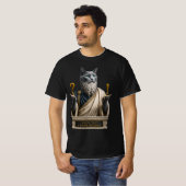 Russisch Blauwe Socrates Kat T-shirt (Voorkant volledig)