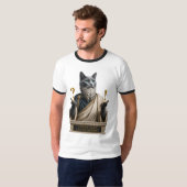 Russisch Blauwe Socrates Kat T-shirt (Voorkant volledig)