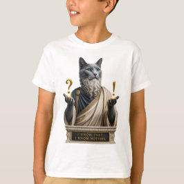 Russisch Blauwe Socrates Kat T-shirt
