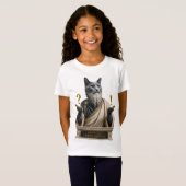 Russisch Blauwe Socrates Kat T-shirt (Voorkant volledig)