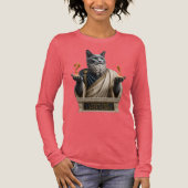 Russisch Blauwe Socrates Kat Tri-Blend Shirt (Voorkant)