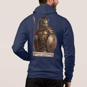 Russisch Blauwe Spartaanse Kat Hoodie