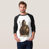 Russisch Blauwe Spartaanse Kat T-shirt (Voorkant volledig)