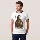 Russisch Blauwe Spartaanse Kat T-shirt (Voorkant volledig)