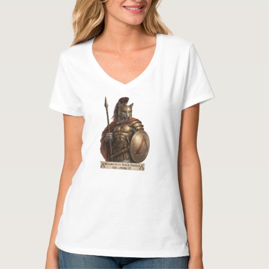 Russisch Blauwe Spartaanse Kat T-shirt (Voorkant)