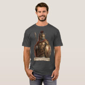 Russisch Blauwe Spartaanse Kat T-shirt (Voorkant volledig)