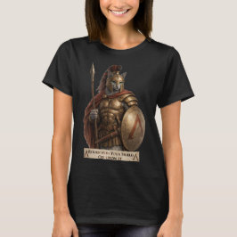 Russisch Blauwe Spartaanse Kat T-shirt