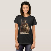 Russisch Blauwe Spartaanse Kat T-shirt (Voorkant volledig)