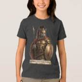 Russisch Blauwe Spartaanse Kat Tri-Blend Shirt (Voorkant)