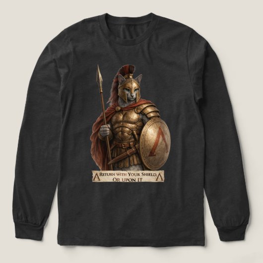 Russisch Blauwe Spartaanse Kat Tri-Blend Shirt (Voorkant)