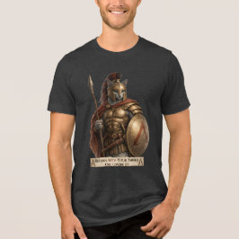 Russisch Blauwe Spartaanse Kat Tri-Blend Shirt