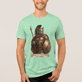 Russisch Blauwe Spartaanse Kat Tri-Blend Shirt