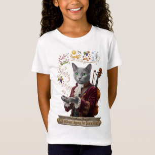 Russisch Blauwe Vivaldi Kat: Een Levendig Erfgoed T-shirt