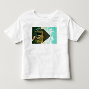 Russisch Blok House in St. Michael, Alaska Kinder Shirts