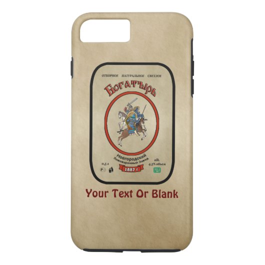 Russisch Bogatyr Beer Case-Mate iPhone Case (Achterkant)