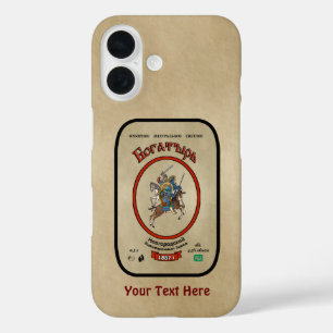 Russisch Bogatyr Beer iPhone 16 Hoesje