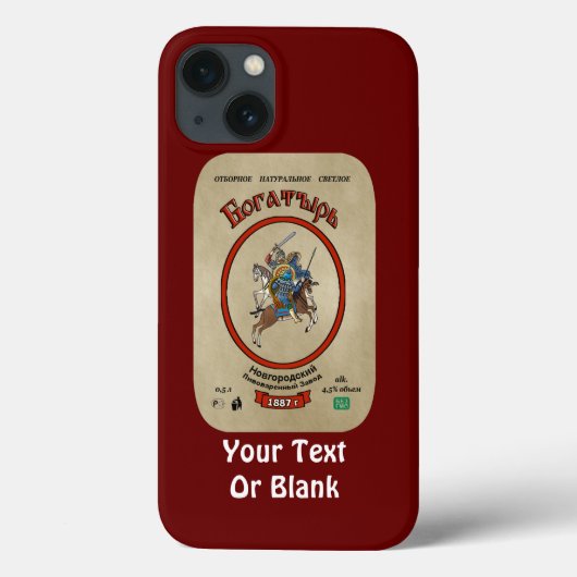 Russisch Bogatyr Beer Case-Mate iPhone Case (Achterkant)