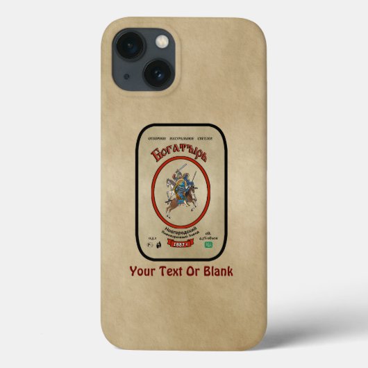 Russisch Bogatyr Beer Case-Mate iPhone Case (Achterkant)