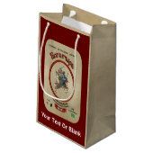 Russisch Bogatyr Beer Klein Cadeauzakje (Achterkant Gekanteld)