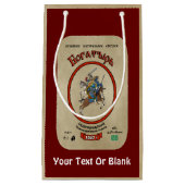 Russisch Bogatyr Beer Klein Cadeauzakje (Voorkant)