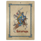 Russisch Bogatyr Beer Klembord (Achterkant)