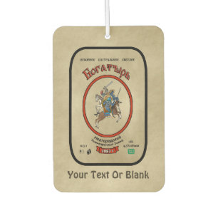 Russisch Bogatyr Beer Luchtverfrisser