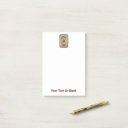 Russisch Bogatyr Beer Post-it® Notes (Op bureau)