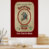 Russisch Bogatyr Beer Poster (Keuken)