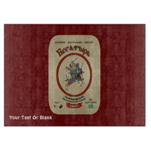 Russisch Bogatyr Beer Snijplank