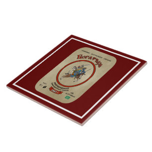 Russisch Bogatyr Beer Tegeltje