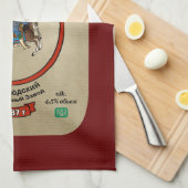 Russisch Bogatyr Beer Theedoek (Quarter Fold)