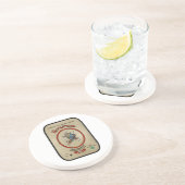 Russisch Bogatyr Beer Zandsteen Onderzetter (Zijkant)