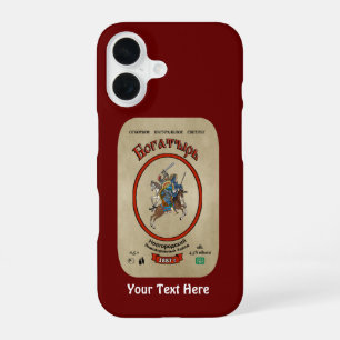 Russisch Bogatyr-bier iPhone 16 Hoesje