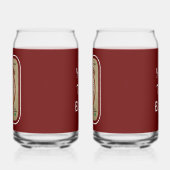 Russisch Bogatyr-merk Blikvorm Glas (Links)