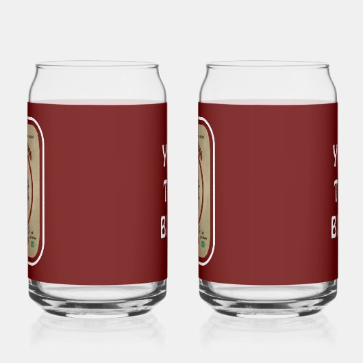 Russisch Bogatyr-merk Blikvorm Glas (Links)