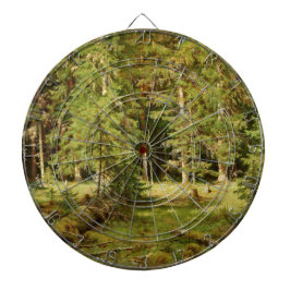 Russisch bos (Rustisch landschap) (Groene Bossen) Dartbord