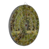 Russisch bos (Rustisch landschap) (Groene Bossen) Dartbord (Voorkant Links)