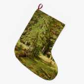 Russisch bos (Rustisch landschap) (Groene Bossen) Grote Kerstsok (Voorkant (Hangend))